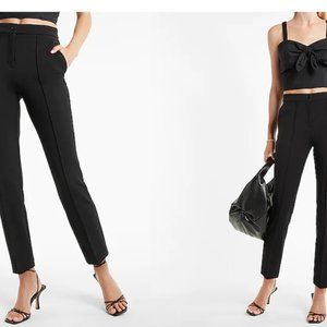 NWOT Express High Waisted Pintuck Columnist Ankle Pant